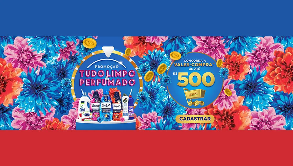 Promoção Comfort e Omo Tudo Limpo e Perfumado 2023