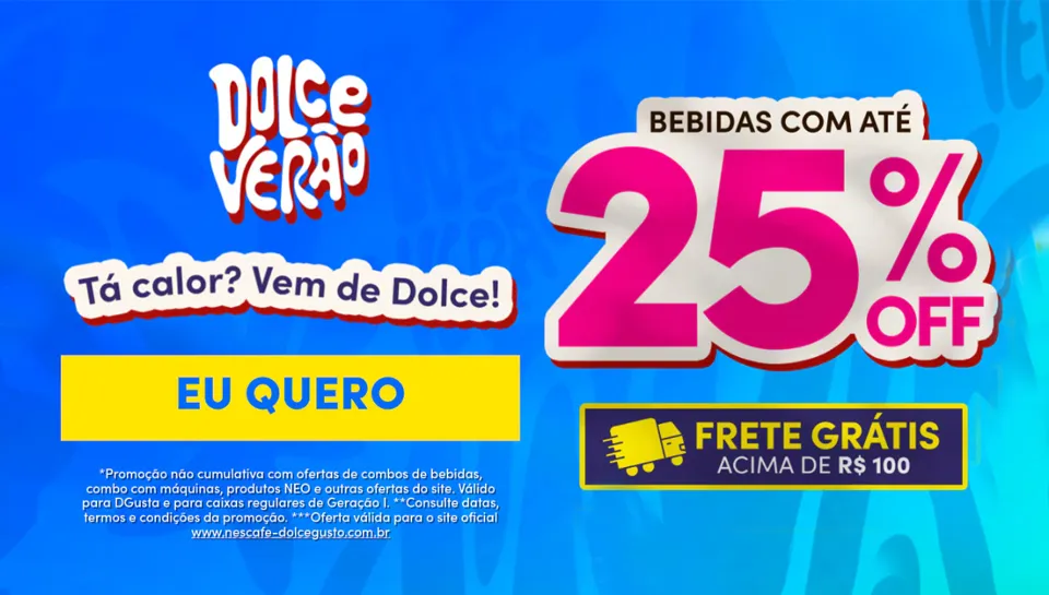 Promoção Nescafé Dolce Gusto Dolce Lovers 2025