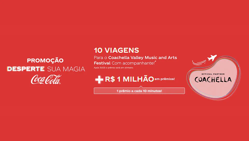 Promoção Coca-Cola Desperte sua Magia 2023