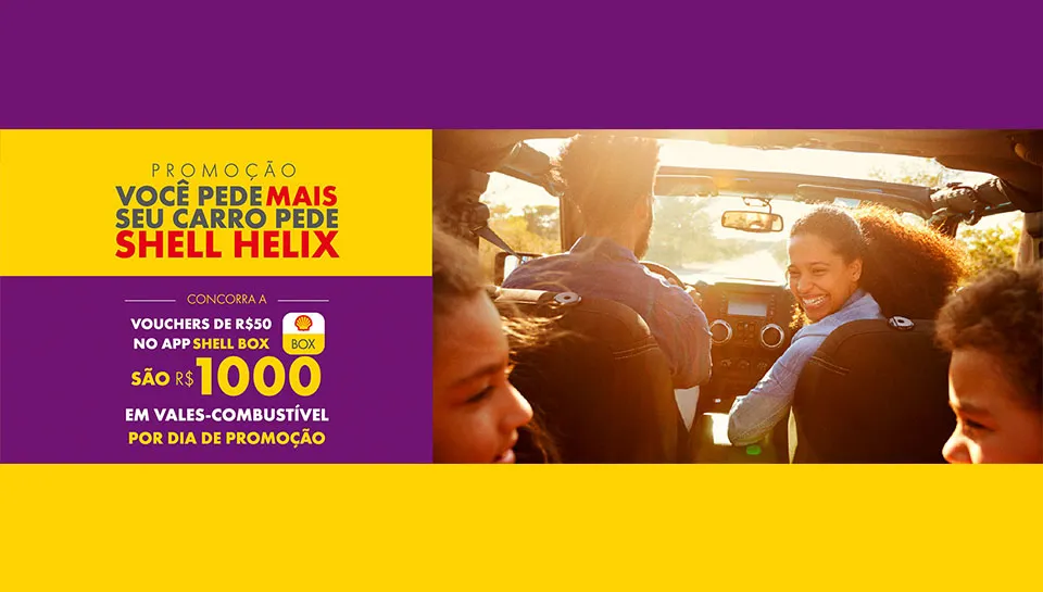 Promoção Shell Seu Carro pede Helix 2023
