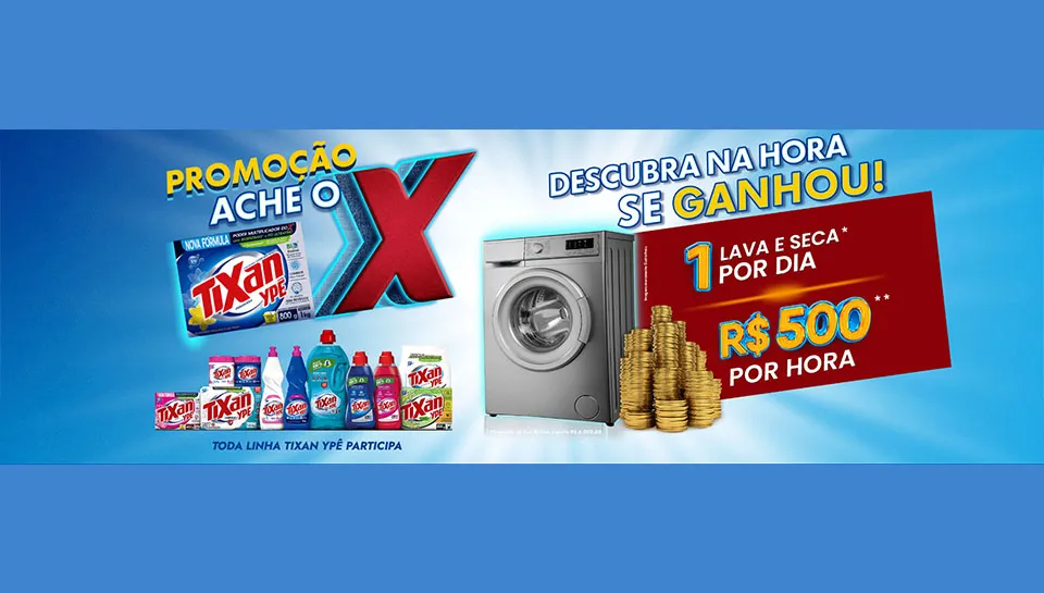 Promoção Tixan Ypê 2023 Ache o X