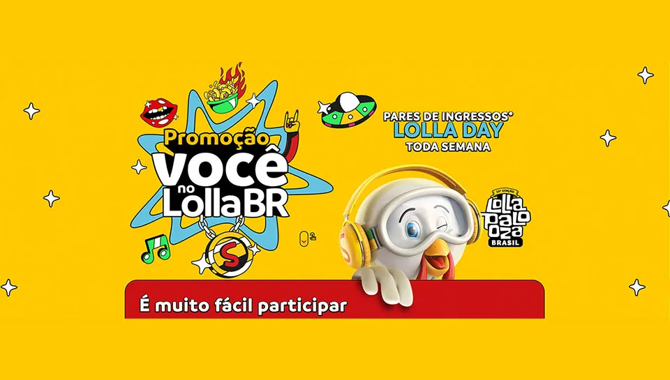 Promoção Sadia Você no Lolla BR 2023