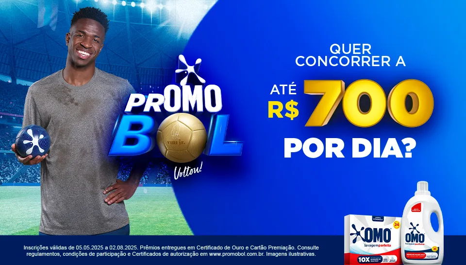 Promoção OMO Promobol 2025