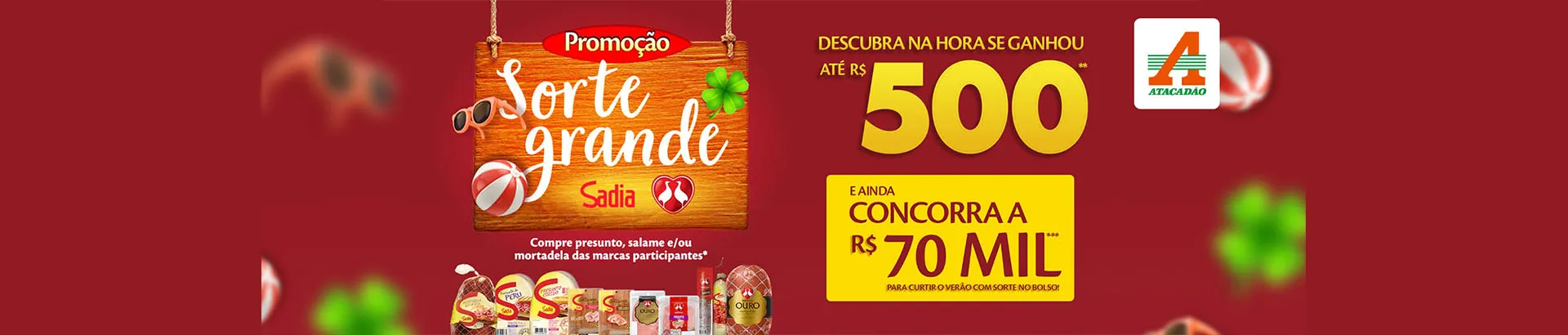 Promoção Sadia Sorte Grande 2023