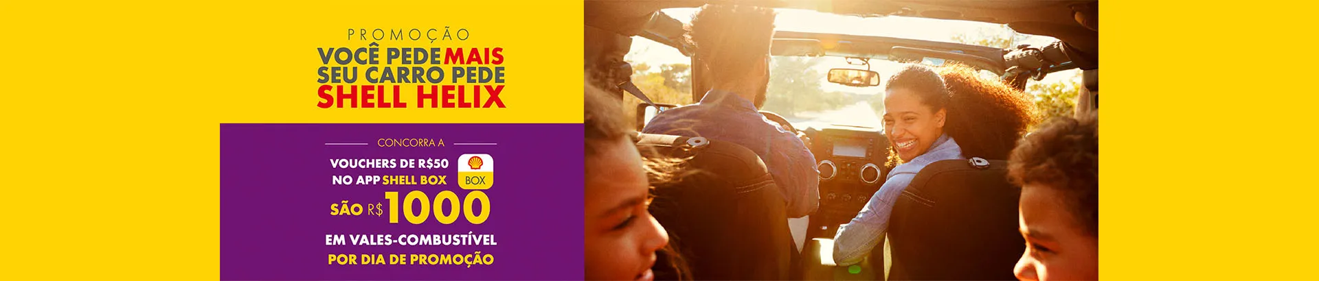 Promoção Shell Seu Carro pede Helix 2023
