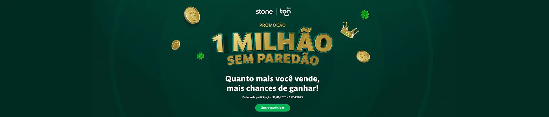 Promoção Stone 1 Milhão Sem Paredão 2023